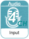 4-ch Audio input